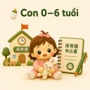 Con 0–6 tuổi